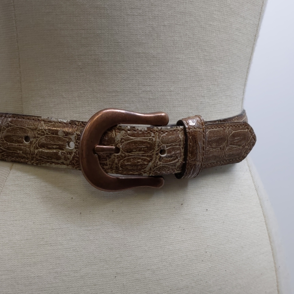 Elite Accessories copper belt/copper buckle-sz L
